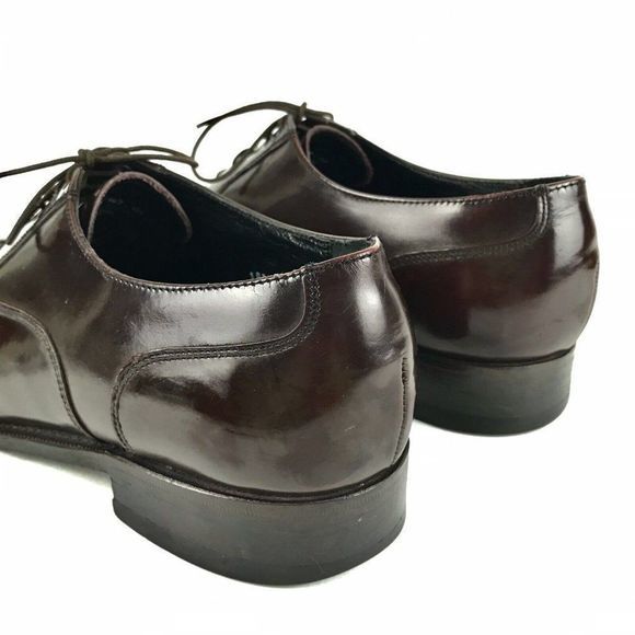 Florsheim Lexington Mens Size 9.5‎ Dress Shoes Brown Leather Cap Toe Oxford - Picture 5 of 9